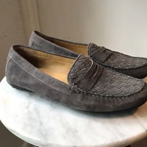 Vaneli Eli Grey Suede Moccasins